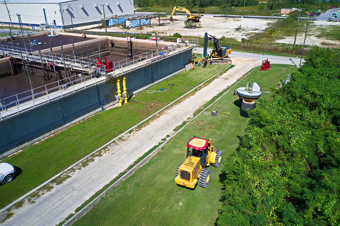 WAC SBR Plant decanter line replacment